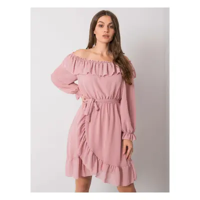 OCH BELLA Pink dress with long sleeves