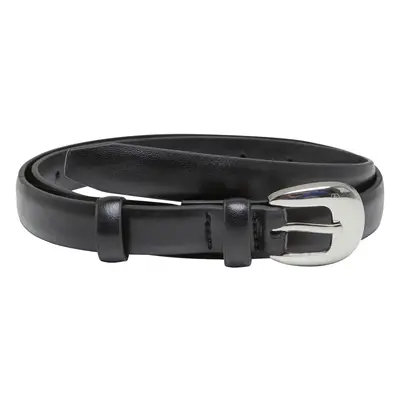 Chunky Buckle belt black/silver color