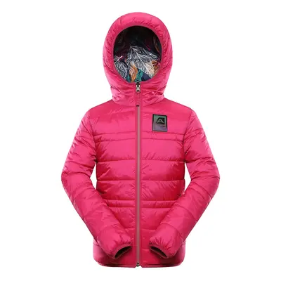 Children's reversible jacket hi-therm ALPINE PRO EROMO cabaret variant pa