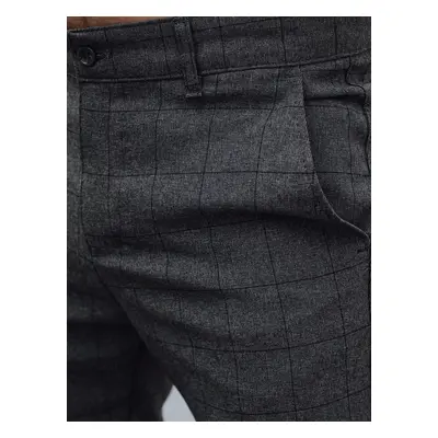 Men's casual trousers, dark grey Dstreet