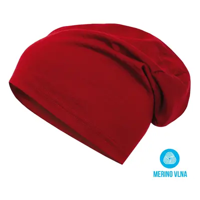 Merino beanie HUSKY Merhat red