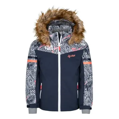 Girls' ski jacket KILPI LENA-JG dark blue