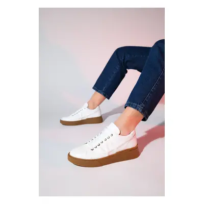 LuviShoes LIEZ White Women's Sports Sneakers