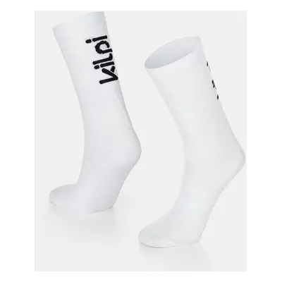 Unisex cycling socks KILPI CYCLER-U White