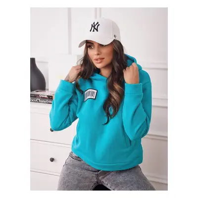 Turquoise sweatshirt Cocomore cmgBZ1263.R33