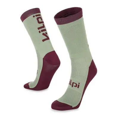 Unisex sports socks KILPI BORENY-U dark red