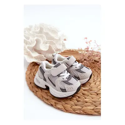 Kids' Velcro Sneakers Trainers Grey Rulagia