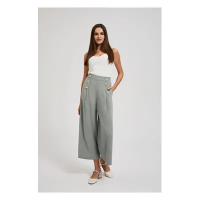 Women's summer trousers MOODO - olive