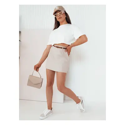 Miniskirt DANIZ beige Dstreet