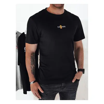 Men's T-shirt with black Dstreet print