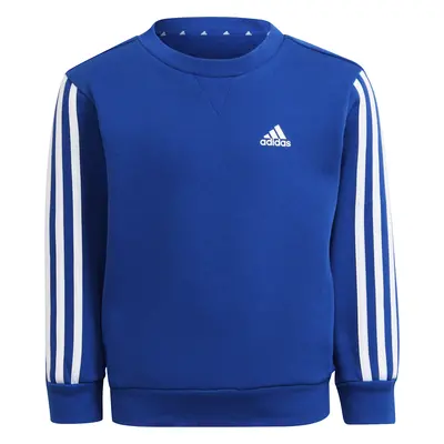 Dětská mikina adidas Essentials 3-Stripes Crew Neck Royal Blue