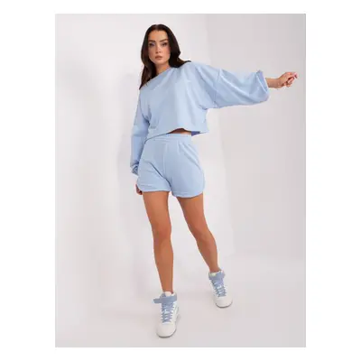 Light blue two-piece tracksuit