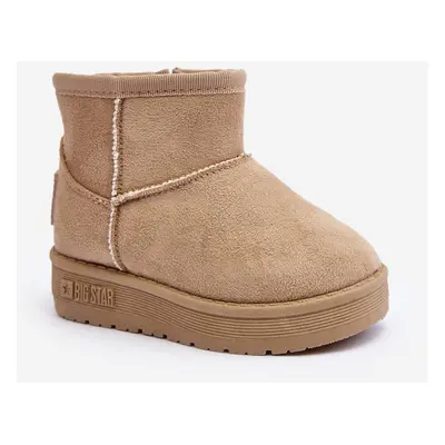 Children's insulated snow boots Beige Big Star