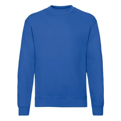 Men's Blue Sweatshirt Set-in Sweat Fruit of the Loom