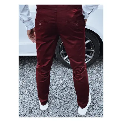 Men's Dstreet trousers burgundy