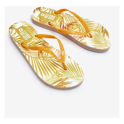 Women's Fashion Flip-Flops Big Star LL274819 yellow