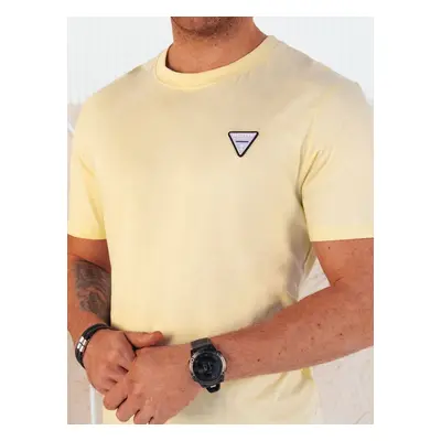 Basic Men's Yellow T-Shirt Dstreet