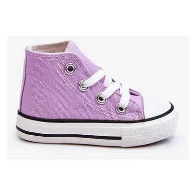 Children's High Sneakers Purple Filemon