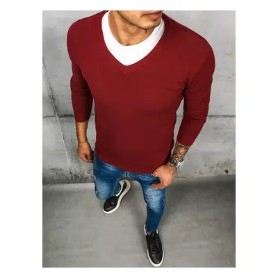 Men's Burgundy Sweater Dstreet