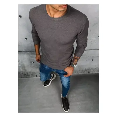 Men's classic dark grey sweater Dstreet