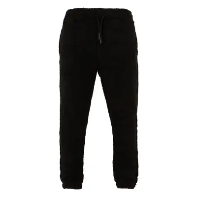 DEF Teddy Sweatpants with Black Embroidery