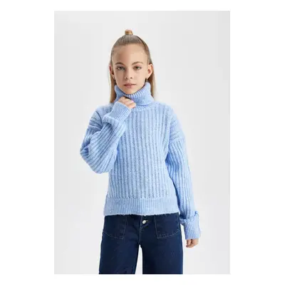 DEFACTO Girls Turtleneck Sweater