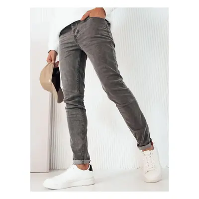 Men's Dark Grey Denim Trousers Dstreet