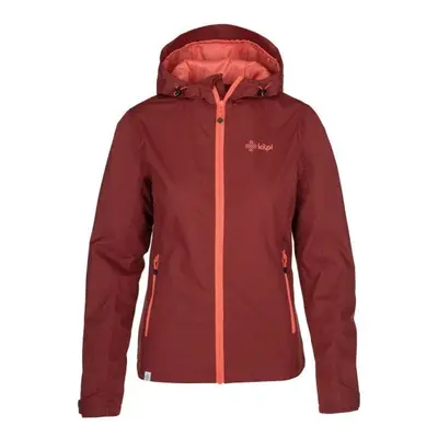 Women's outdoor jacket Kilpi ORLETI-W dark red