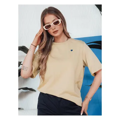 Women's T-shirt MILOV beige Dstreet