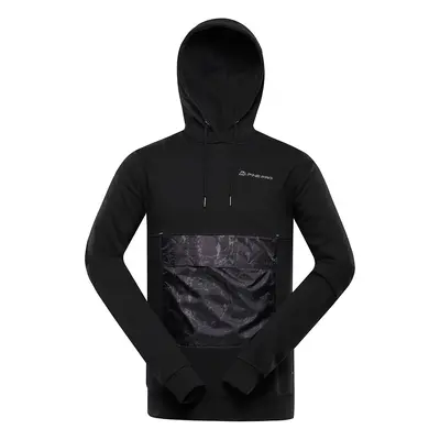 Men's cotton sweatshirt ALPINE PRO BORD black