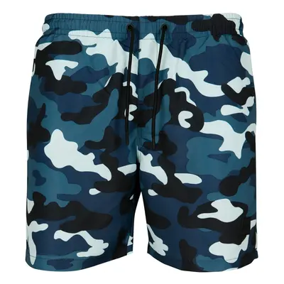 Men's Camo Swimsuit Blue