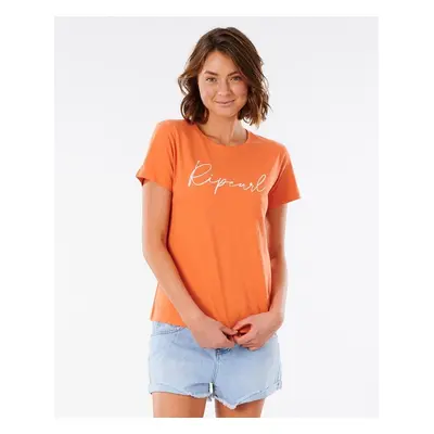 T-Shirt Rip Curl CLASSIC SHORE TEE Bright Orange