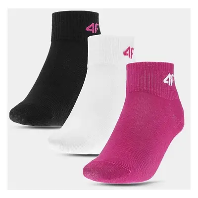 4F Casual Girls' 3-BACK Socks Multicolor