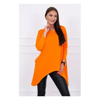 Blouse oversize orange