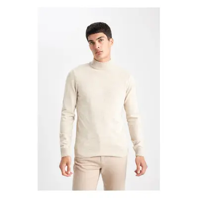 DEFACTO Slim Fit Slim Fit Turtleneck Knitwear Sweater