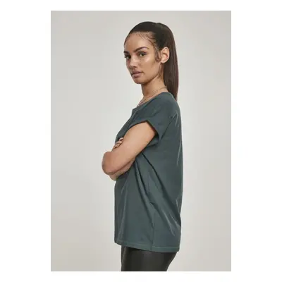 Ladies Extended Shoulder Tee bottlegreen