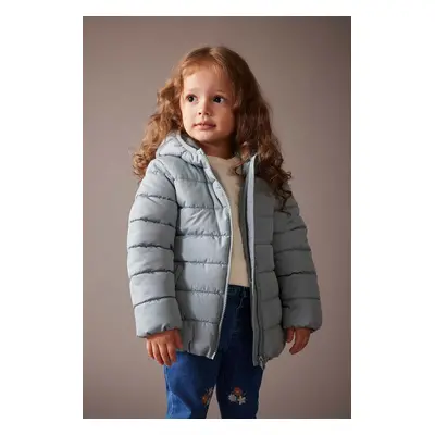 DEFACTO Baby Girl Water Repellent Hooded Puffer Coat