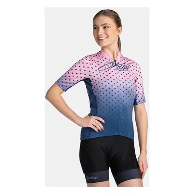 Women's cycling jersey KILPI RITAEL-W Light pink