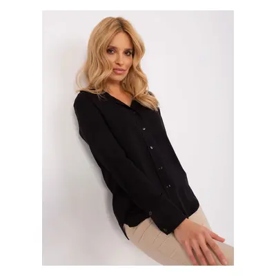 Black Classic Viscose Shirt