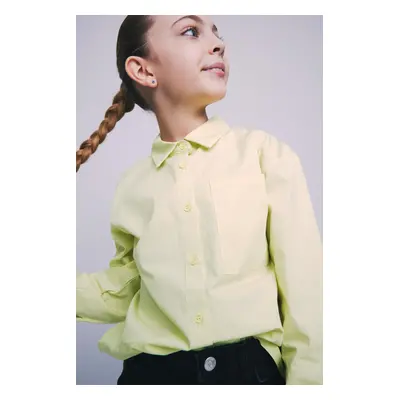 DEFACTO Girls Oversize Poplin Long Sleeve Shirt