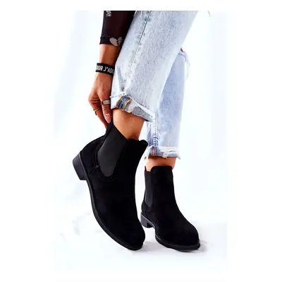 Suede lace-up shoes Black Astate