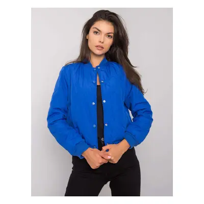 Women's quilted bomber jacket Sherise - blue