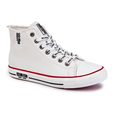 Men's High Insulated Sneakers Big Star KK174345 White