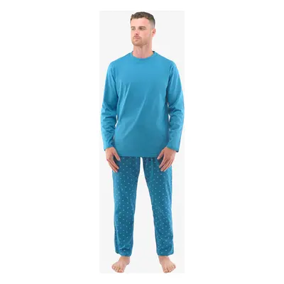 Men's pajamas Gino petrol (79129)