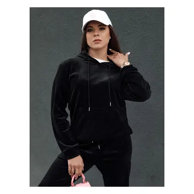 Women's velour set RELAX FIT black Dstreet