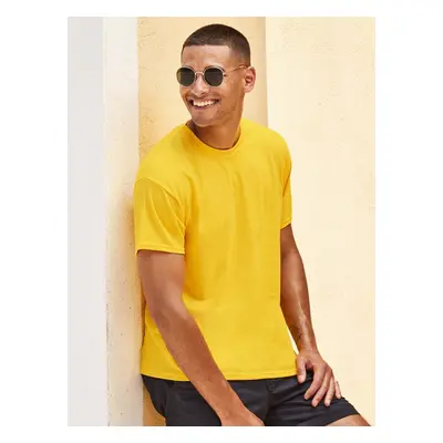 Original Fruit of the Loom Men's Yellow T-Shirt