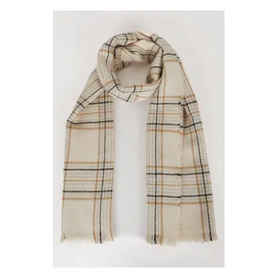 DEFACTO Women's Plaid Patterned Scarf