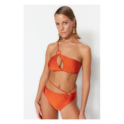 Trendyol Cinnamon egyvállas kiegészítő bikini felső