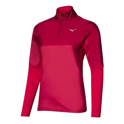 Women's Mizuno Hybrid LS HZ / Rose Red Sweatshirt