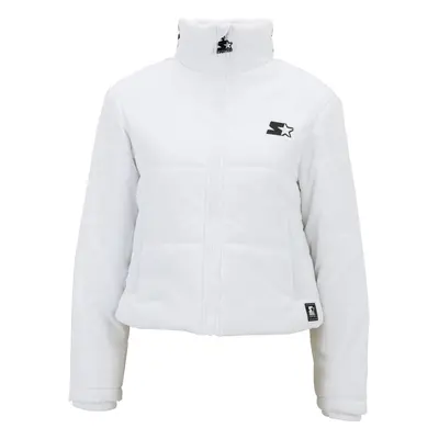 Women's quilted jacket Starter Logo white